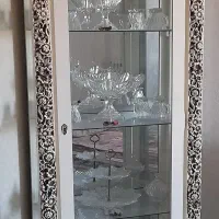 میزال سی دی،ویترین،آیینه وچراغ|بوفه، ویترین، کنسول|کاشان, شهرک خاتم الانبیا (مسکن ملی کاشان)|دیوار