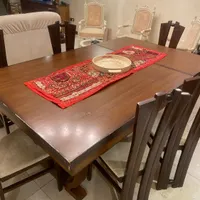 میز نهار خوری  چوبی|میز و صندلی غذاخوری|تهران, زعفرانیه|دیوار