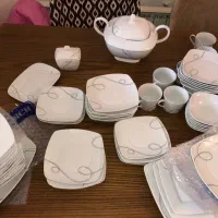ست چینی نقره کوب عروس