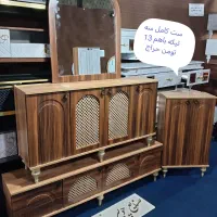 ست عروس کنسول با آینه میزتلویزیون جاکفشی جلومبلی|میز تلویزیون|قم, قلعه کامکار|دیوار