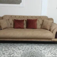فروش مبل 8 نفره، کرم نسکافه ای
