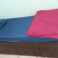 تخت تک نفره با تشک خوش خواب