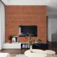 دیوارپوش فومی چسب دار/آجر قرمز/نارنجی/زرد بازسازی|مصالح و تجهیزات ساختمان|رشت, شهرک صبا|دیوار