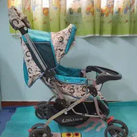 کالسکه کودک درحد و کوله صندوقی خارجی در حدنو