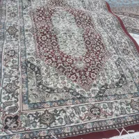 فرش ماشینی لاکی قرمز
