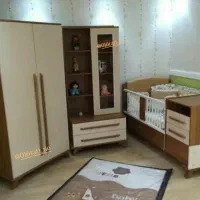 مجموعه تولیدی سرویس نوزاد نوجوان تاتی نو|تخت و صندلی بچه|قم, تعویض پلاک|دیوار
