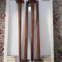 میز صفحه ام دی اف با پایه های چوبی|میز و صندلی غذاخوری|تهران, حکیمیه|دیوار