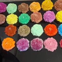 فروش شمع گل آلاله در انواع رنگ های زیبا