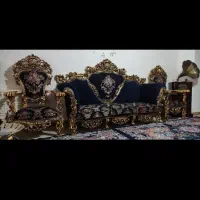 مبل مصری ۸نفره تمیز و شیک کلاسیک