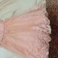 پیراهن دخترانه گلبه ای