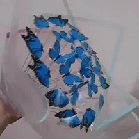 دسته گل پروانه‌ایی|گل مصنوعی|کوچصفهان, |دیوار