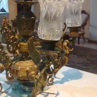 لوستر برنجی طرح ملائکه