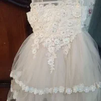 پیرن ضخیم ولباس عروس 4تا 6سال