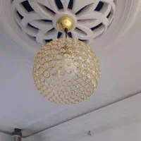 لوستر،مدل سقفی،رنگ طلایی