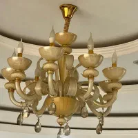 لوستر کریستالی ۸ شاخه کلاسیک در حدنو