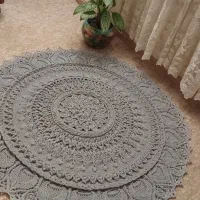 فرشینه ماندالا بافی درسه سایز  کوچک متوسط بزرگ