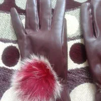 دستکش چرم تو خز نو|لباس|تبریز, |دیوار