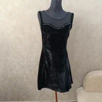 پیراهن مخمل مشکی