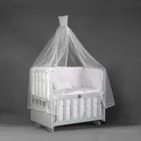 تخت و گهواره چوبی سیسمونی مانی نی|تخت و صندلی بچه|تهران, عبدل‌آباد|دیوار