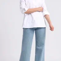 شومیز سفید بیسیک