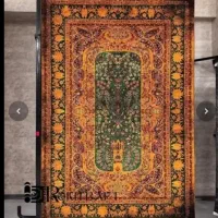 فرش سَرام نخ‌ممتاز کاشان۱۲ متری صورتی