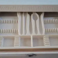 کنسول قاشق و چنگال.|آب‌چکان و نظم‌دهنده ظروف|جاجرم, |دیوار