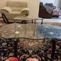 مبل هفت نفره به همراه میز وعسلی|مبلمان خانگی و میز عسلی|قائم‌شهر, |دیوار