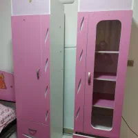 دو عددکمد صورتی دخترانه|جاکفشی، کمد، دراور|رشت, چله خانه|دیوار