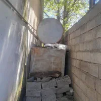 تانکر فلزی دوعدد.گرد و مستطیل.