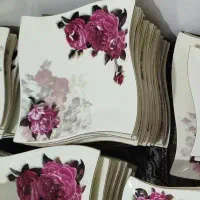 سرویس چینی خارجی گلبرجسته ۱۸نفره