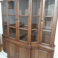 ویترین وبوفه زیبا و شکیل تمام چوب