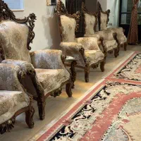 فروش مبل سلطنتی تمام چوب