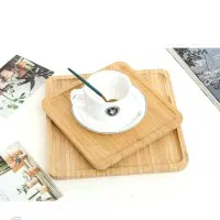 بشقاب،سینی،شیرینی خوری مربع وگرد تمام بامبووارداتی