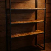 قفسه رگال ویترین طبقه دار قفسه دیواری