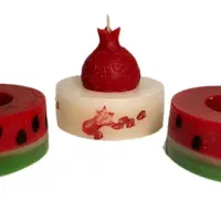 شمع های یلدایی و سنگ مصنوعی مجسمه|مجسمه، تندیس، ماکت|مشهد, هفت تیر (حافظ)|دیوار