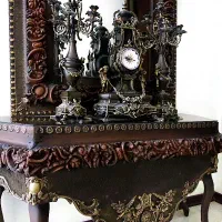 آینه و شمعدان وساعت و کنسول|آینه|تهران, آسمان|دیوار