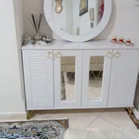 جاکفشی کنسولی ۴درب آینه لوزی|جاکفشی، کمد، دراور|تهران, شهرک ولیعصر جنوبی|دیوار