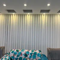 پرده حریر ساده مدل مینیمال