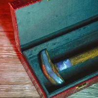 عصا دست ساز چوب و رزین مدل نیلو|آرایشی، بهداشتی، درمانی|اصفهان, باغ زرشک|دیوار