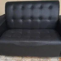 مبل دونفره اداری چرمی