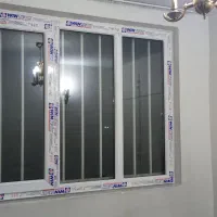 درب و پنجره ۲ جداره توری پلیسه ای|مصالح و تجهیزات ساختمان|ملارد, |دیوار