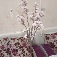 گل شکوفه سفید و صورتی|گل مصنوعی|ایذه, |دیوار