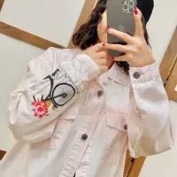 کت کتان دخترانه