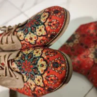 کیف دوشی و کفش سایز 40 صنایع دستی سنتی برند غزال|کیف، کفش، کمربند|تهران, فاطمی|دیوار