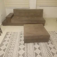 مبلمان شش نفره بهمراه پاف