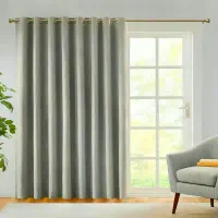 پرده پانچ مخمل و کتان مدرن / پذیرایی / اتاق خواب