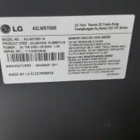 تلویزیون ۴۲ ال جی اصل|تلویزیون و پروژکتور|امیدیه, |دیوار