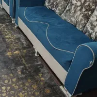 مبل ۸ نفره و ست سه تکه و میز جلو مبلی