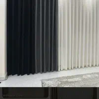 پرده آماده.با دوخت پلیسه با عرض پنج متر  طول ۳متر