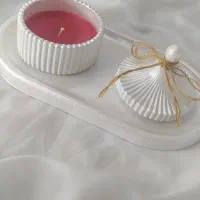 ترکیب شمع و سنگ مصنوعی